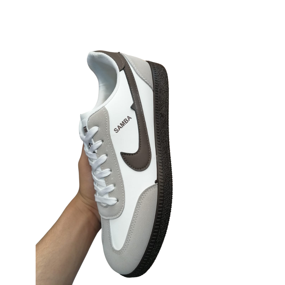 Samba Style Men's Casual Sneakers – Lightweight Lace-Up Comfort Shoes