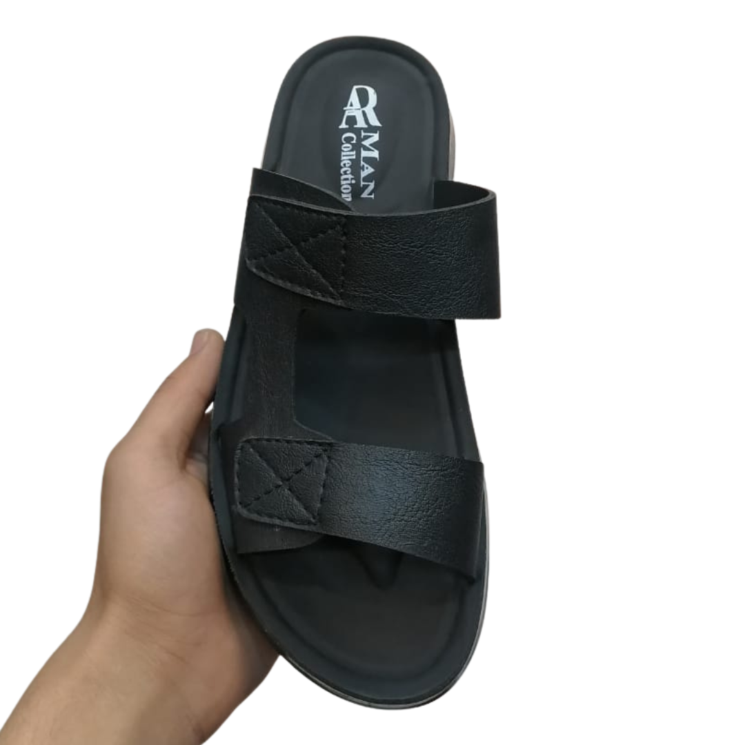 Soft PU Slipper for Men – Comfortable Casual & Shalwar Qameez Wear