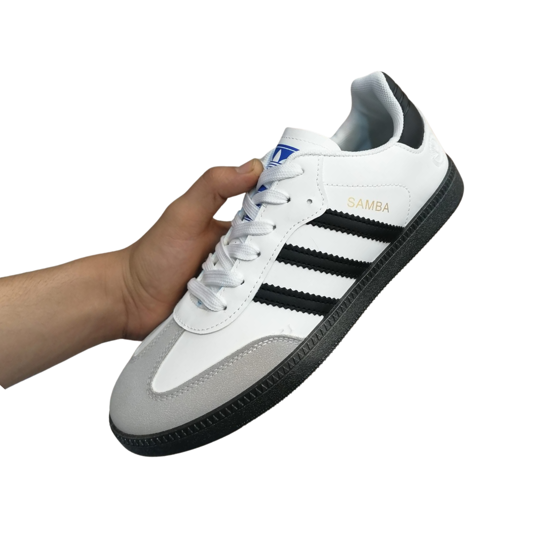 Samba Style Men's Casual Sneakers – Lightweight Lace-Up Comfort Shoes