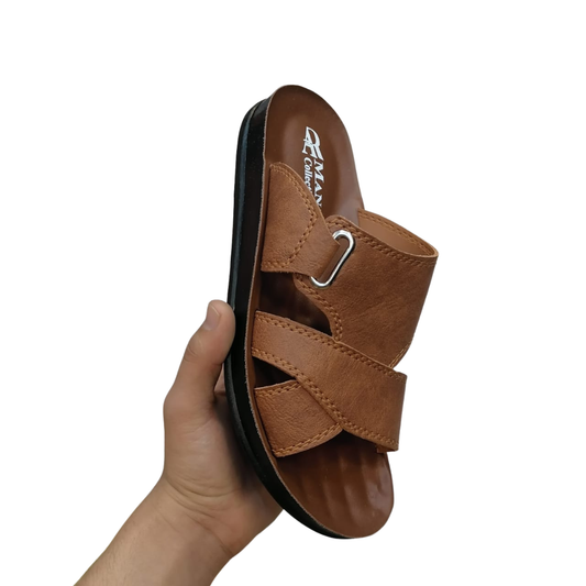 Men’s Rexine Slippers – Soft PU Sole (303K)