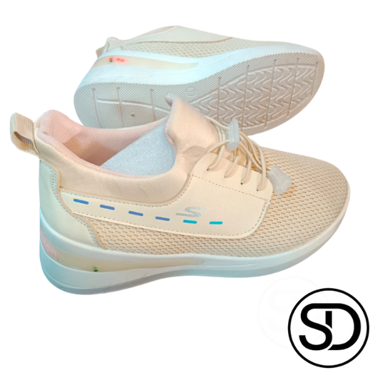 Women’s Lightweight Sports Sneakers – Breathable, Cushioned & Stylish (IBS 55)