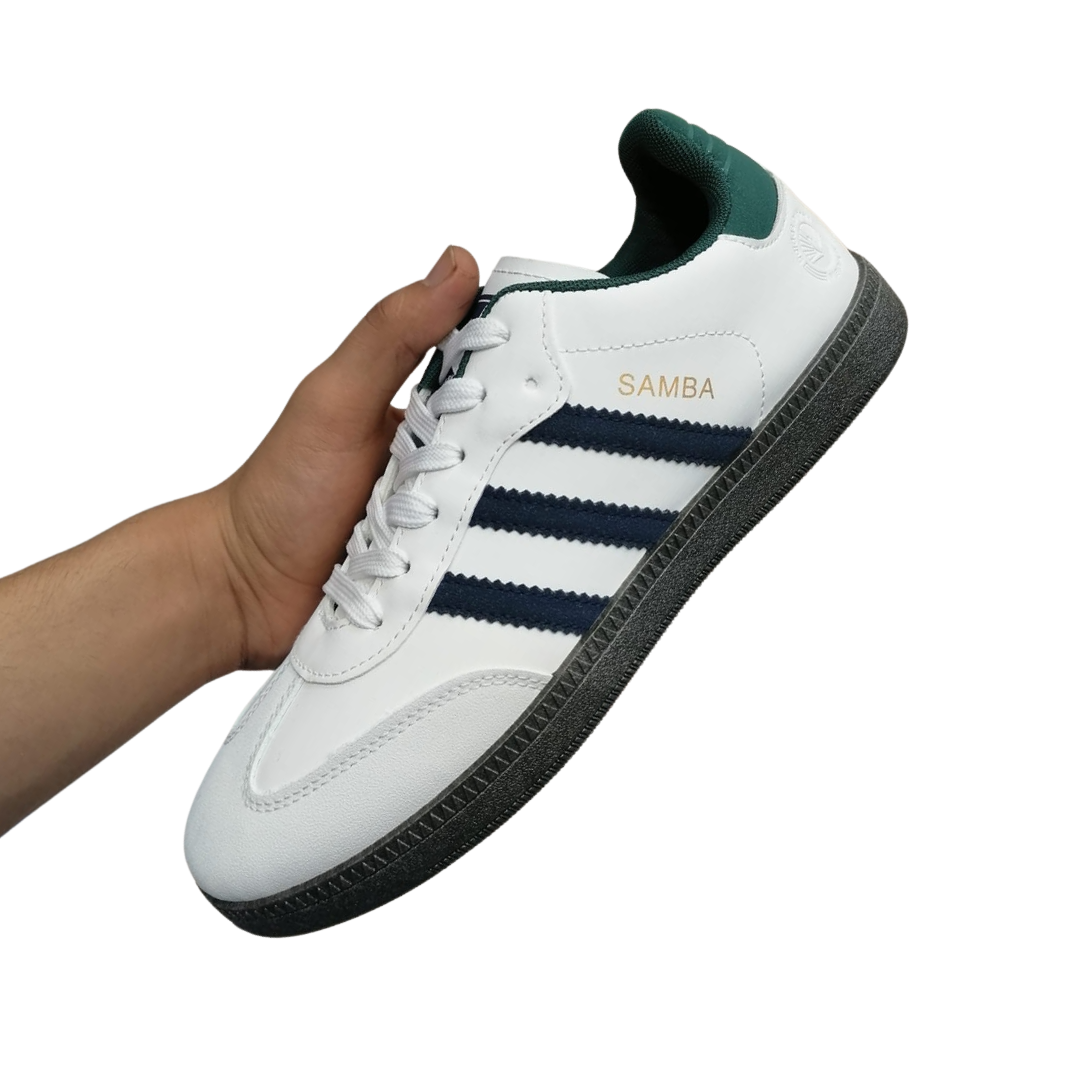 Samba Style Men's Casual Sneakers – Lightweight Lace-Up Comfort Shoes