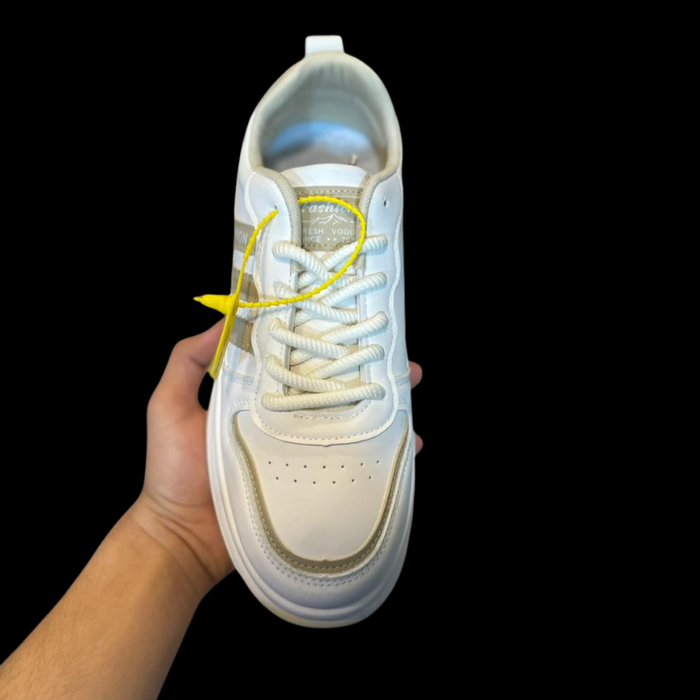 AK9907 Men’s Premium White Sneakers – Lightweight Casual & Daily Wear Shoes