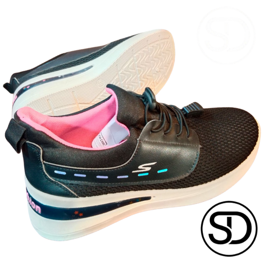 Women’s Lightweight Sports Sneakers – Breathable, Cushioned & Stylish (IBS 55)