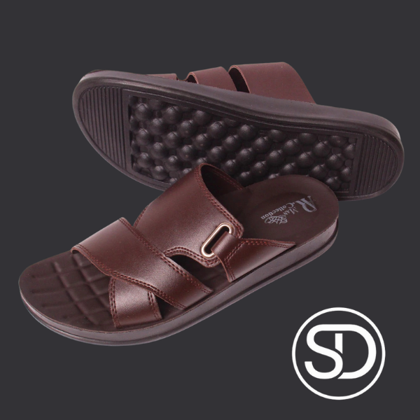 Men’s Rexine Slippers – Soft PU Sole (303K)