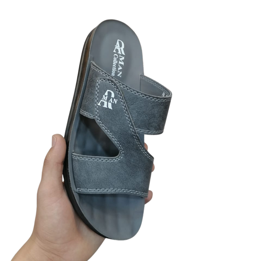 Soft PU Men’s Slipper – Comfortable Slip-On | Casual & Shalwar Qameez Wear