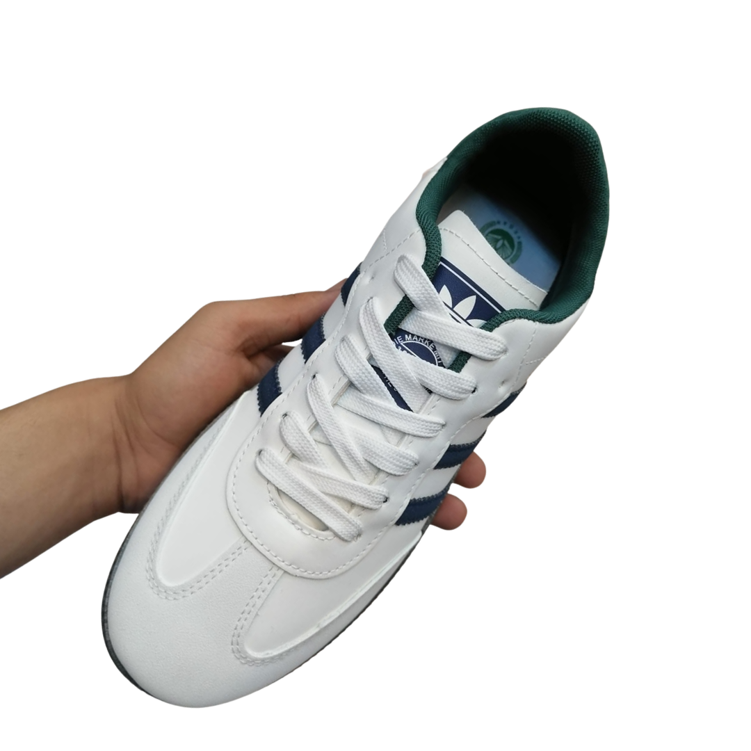 Samba Style Men's Casual Sneakers – Lightweight Lace-Up Comfort Shoes