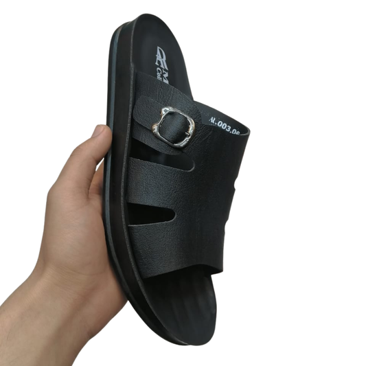 Men’s Soft Slip-On Slippers with Buckle