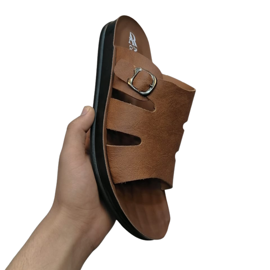 Men’s Soft Slip-On Slippers with Buckle