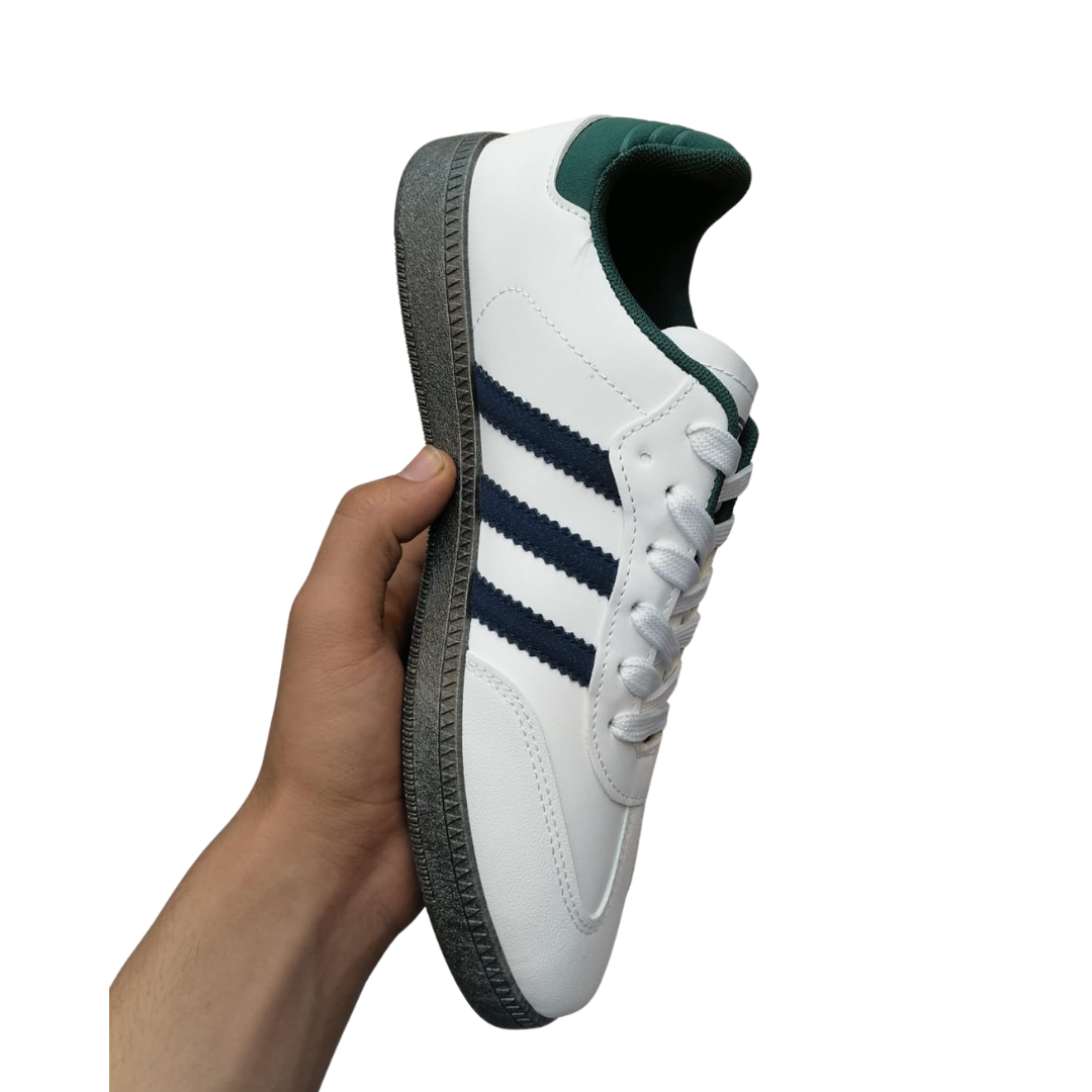 Samba Style Men's Casual Sneakers – Lightweight Lace-Up Comfort Shoes