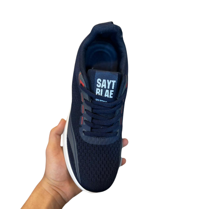 MM107 Men’s Grey & Black Casual Sneakers – Breathable Mesh Daily Wear Shoes