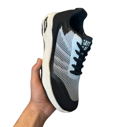 MM107 Men’s Grey & Black Casual Sneakers – Breathable Mesh Daily Wear Shoes