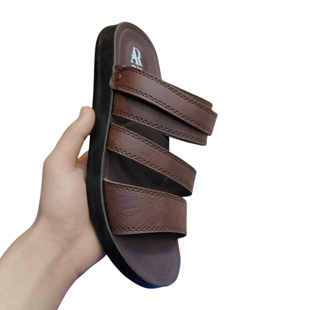 2-in-1 Men’s Slipper & Sandal – Adjustable Back Strap | Comfortable Daily Wear