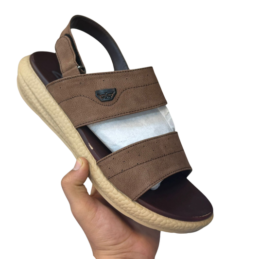 Men’s Premium Comfort Sandals | Soft Cushioned Sole & Back Strap Support