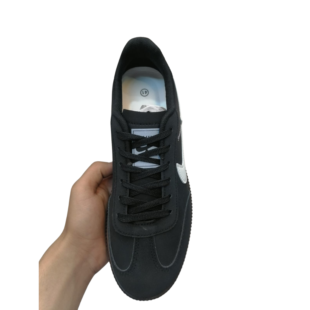 Samba Style Men's Casual Sneakers – Lightweight Lace-Up Comfort Shoes