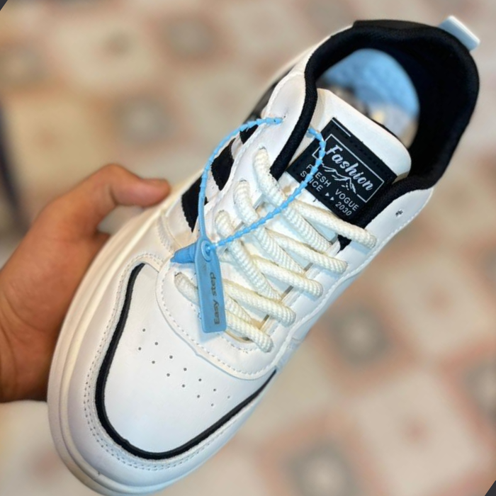 AK9907 Men’s Premium White Sneakers – Lightweight Casual & Daily Wear Shoes