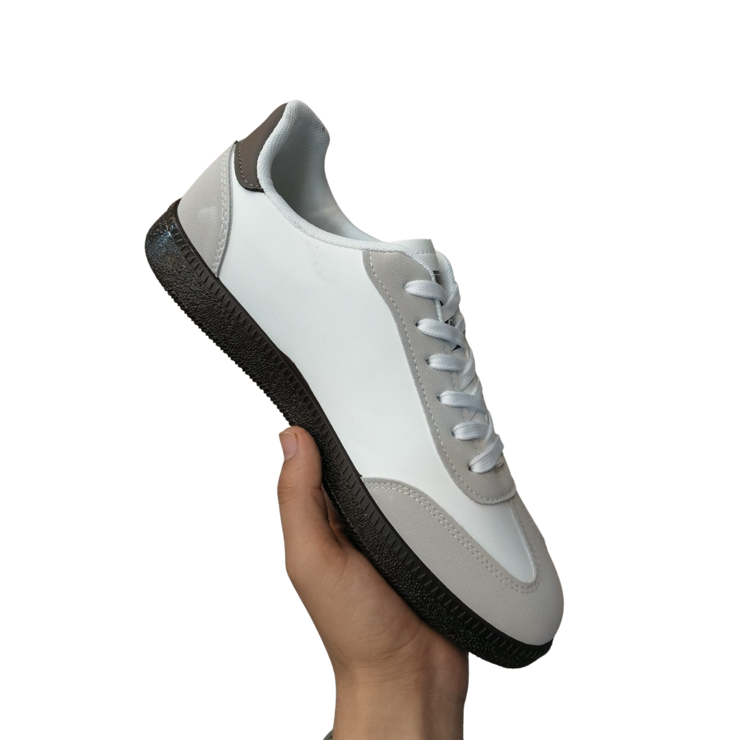 Samba Style Men's Casual Sneakers – Lightweight Lace-Up Comfort Shoes