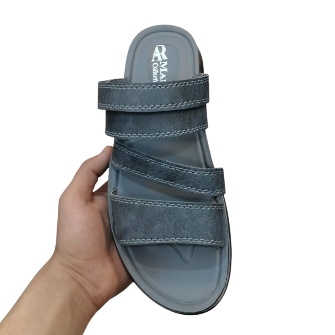 2-in-1 Men’s Slipper & Sandal – Adjustable Back Strap | Comfortable Daily Wear