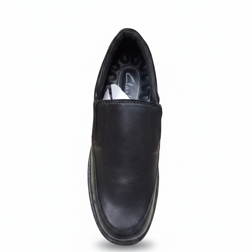 Men’s Black Raxine Loafers – Comfortable Formal & Daily Wear Slip-On Shoes