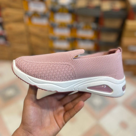 Women’s Air Cushion Slip-On Sneakers – Lightweight Casual & Daily Wear Shoes