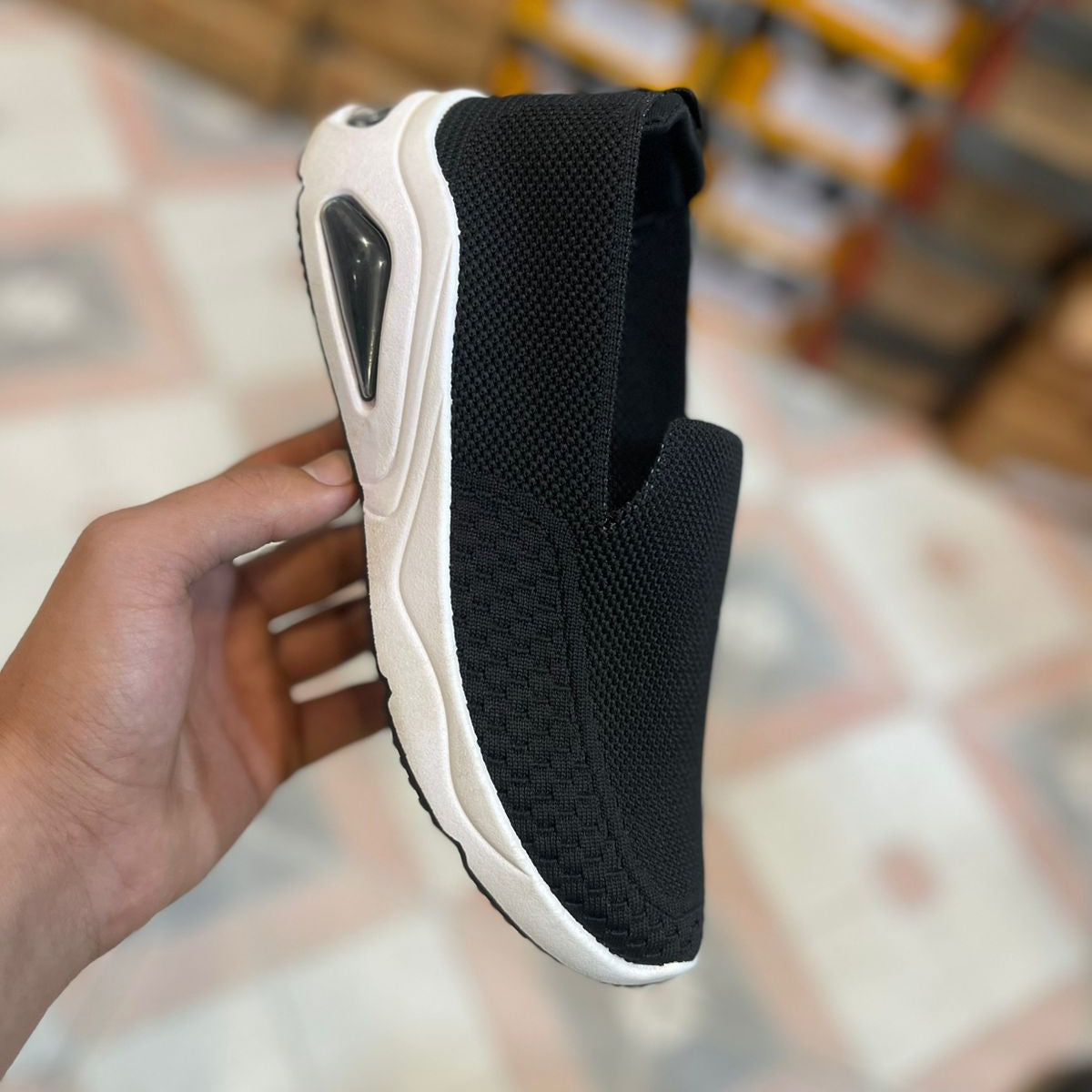 Women’s Air Cushion Slip-On Sneakers – Lightweight Casual & Daily Wear Shoes