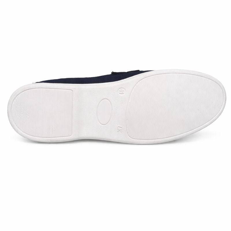 White sole of a shoe on a white background