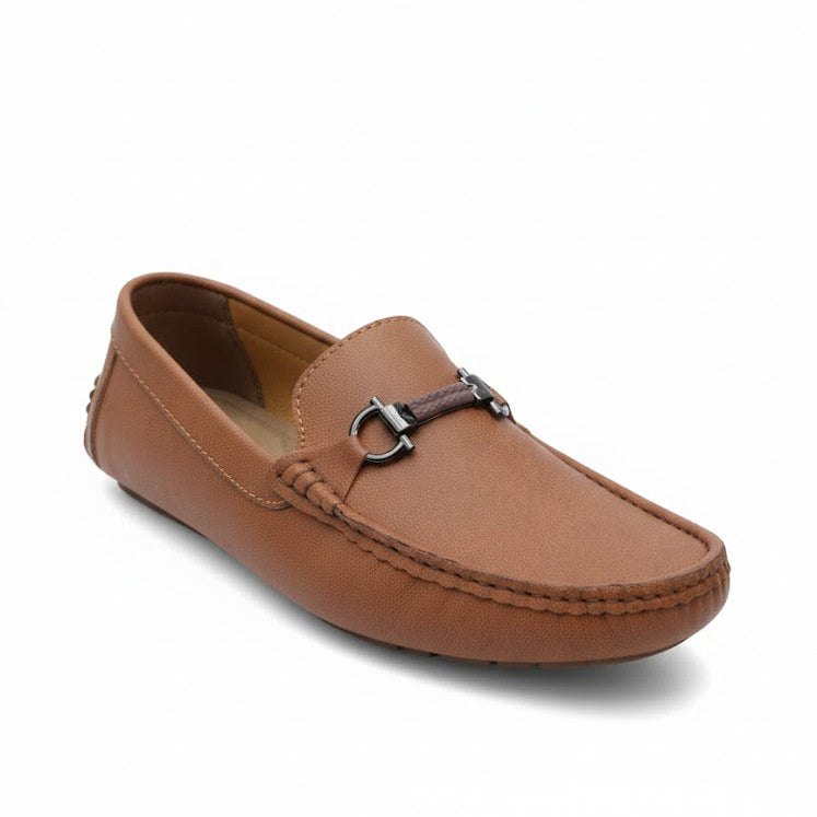 Style Deal Men’s Premium Textured Grey Loafers – Elegant Handcrafted Slip-On Shoes for Men | StyleDeal.pk